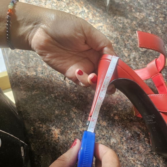 Valentino Red Studded Heels - Picture 16 of 16